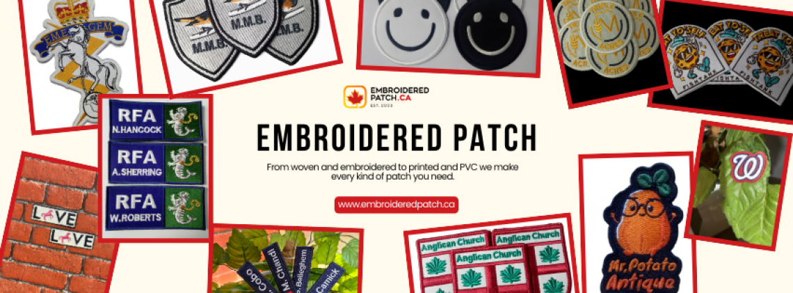 Best Quality Custom Embroidered Patches in CA
