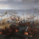 Vroom_Hendrick_Cornelisz_Battle_between_England_and_Spain_1601