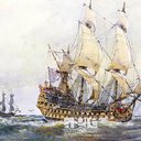 First-rank French ship at the time of Colbert (17th century) by Albert Sebille (1874-1953)