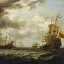 De Vlieger - Flagowy okręt Brederode pod Hellevoetsluis