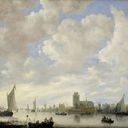 Jan van Goyen, Widok z Dordrechtu na rzekę Merwede