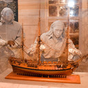 2009-10-03 - USNA Museum - 025 - Ship Model Maker Display - _DSC7403-X2