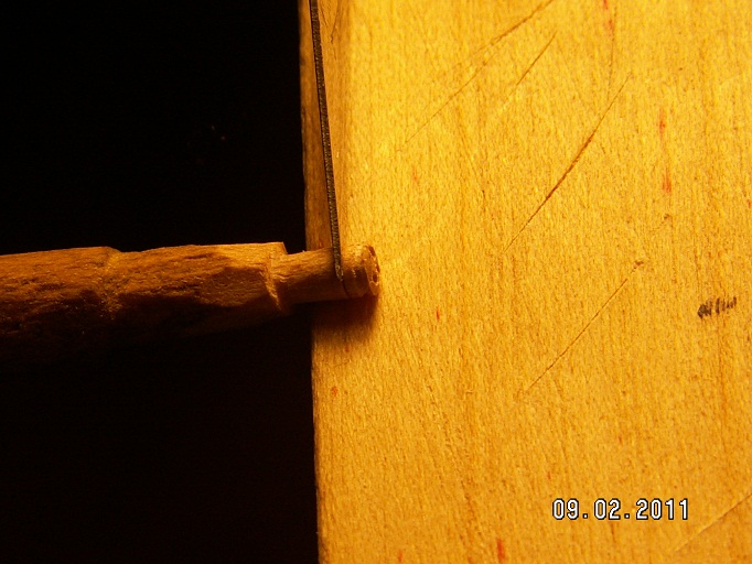 Krok 7: nacięcie na drugi bok elementu