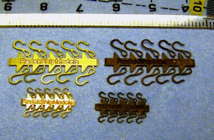 Haczyki 3 mm  grubość 0,5 mm