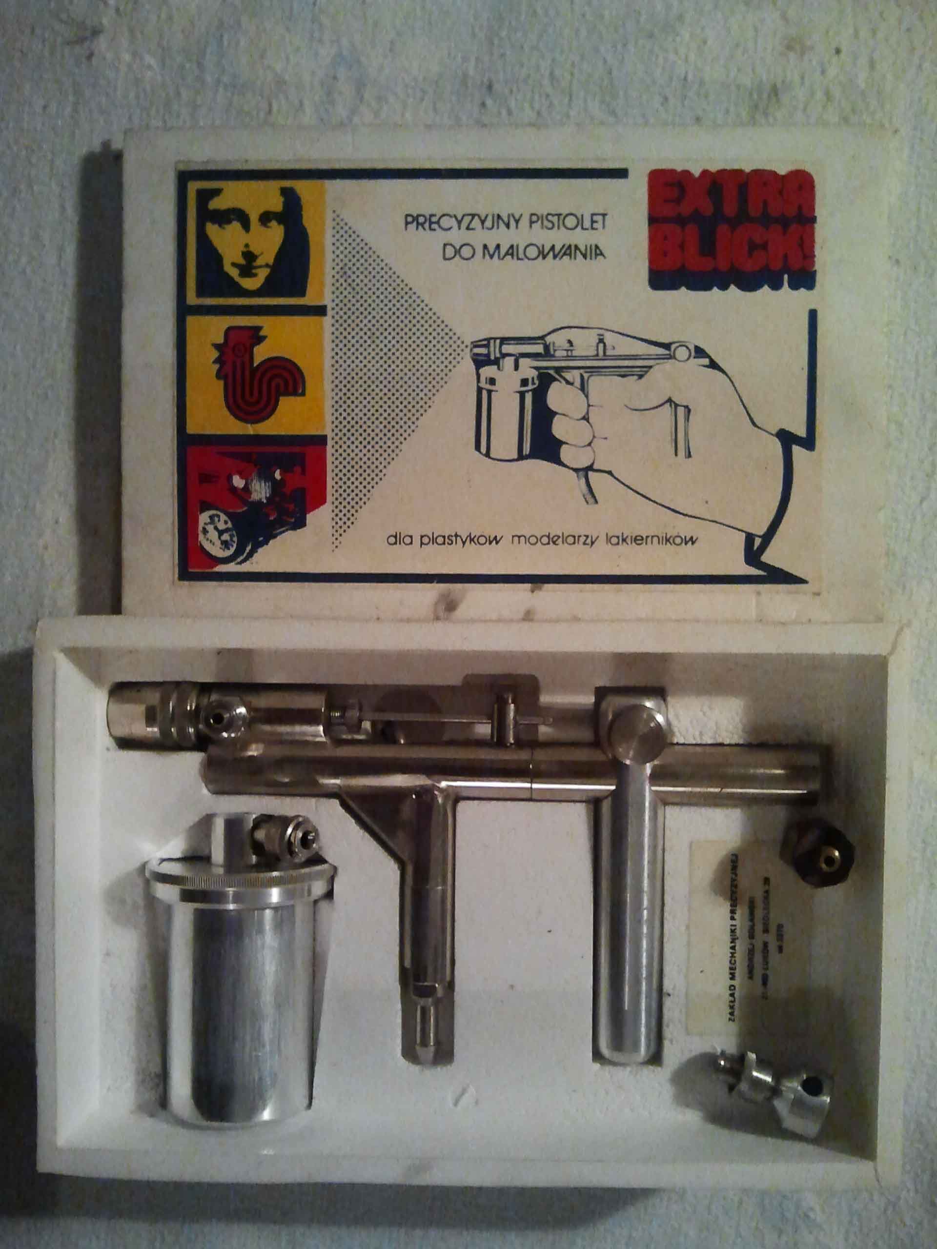 Kto pamięta taki aerograf polskiej produkcji???