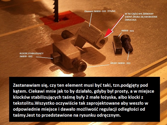 Numery przy poszczególnych detalach to nr katalogowe części. Zdjęcie było przygotowane do wysyłki do producenta, poprzez importera.