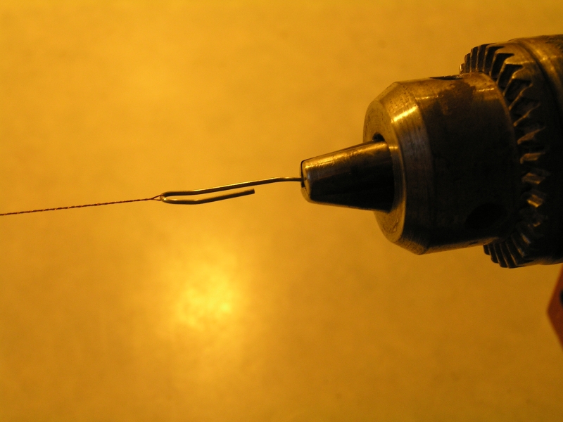 Pierwsze cztery zdjęcia to produkcja linki 4x0.1mm