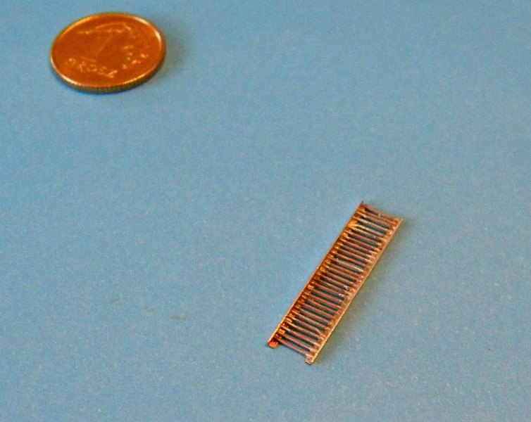 próba wykonania podestu, które są wewnątrz komina. Szerokość 5mm, średnica prętów 0,3