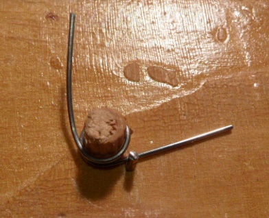Nawinięcie drutu na szablon fi6mm